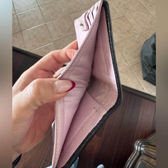 Coach Black and Gray Wallet with Silver Accents - Picture 5 of 7